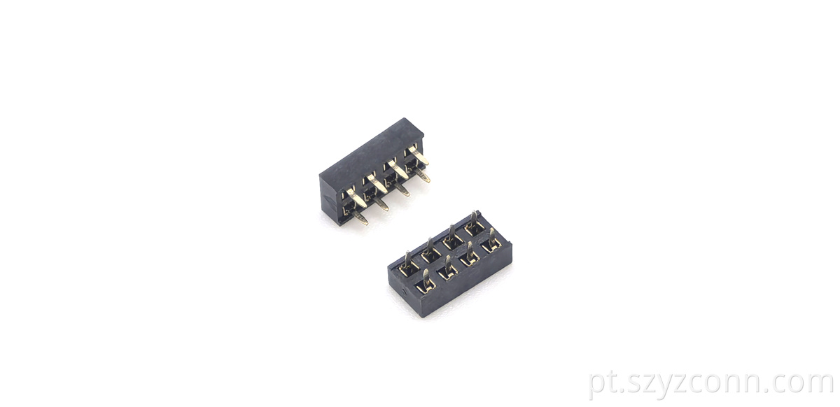 2.0mm female header straight